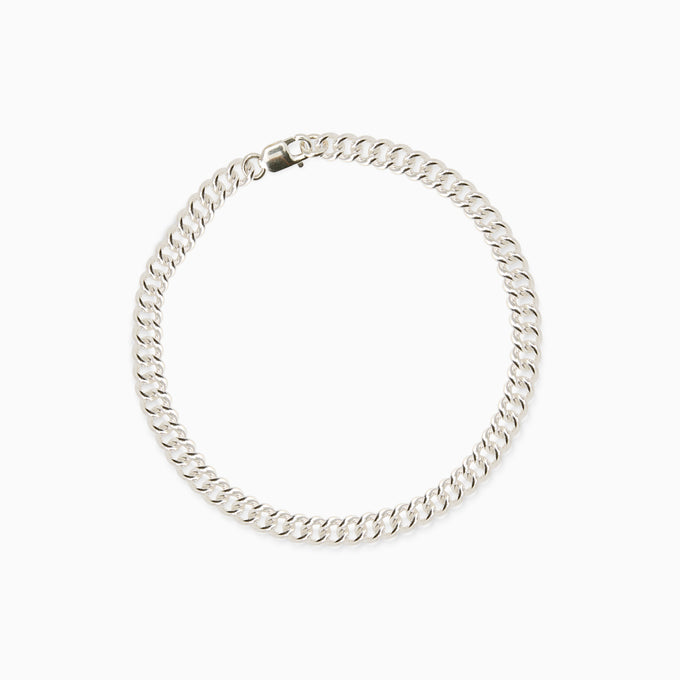 Curb Chain Bracelet | Silver