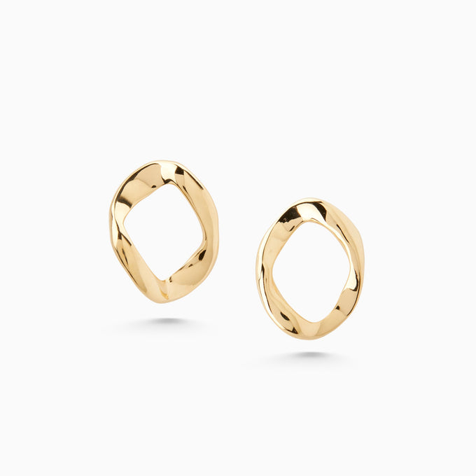 Curve Earrings Classic | Gold | Ready To Ship