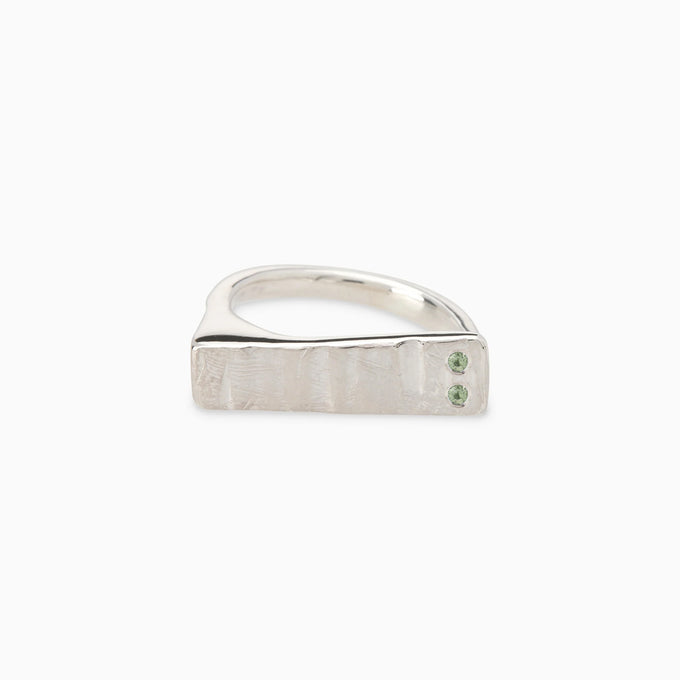 Veil Stone Ring | Silver
