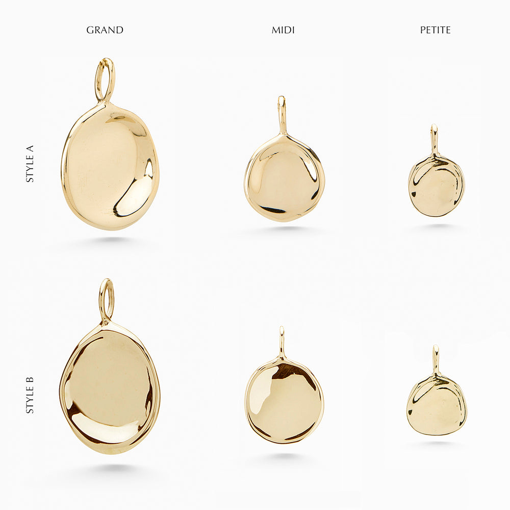 Custom Engraved Pendant | Yellow Gold – Linden Cook Jewellery