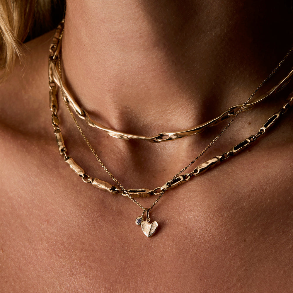 Impression™ Heart Pendant | Yellow Gold