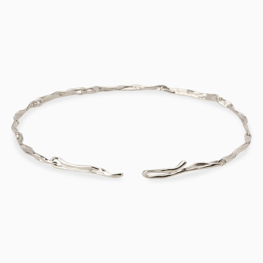 Sculpt Necklace | Silver