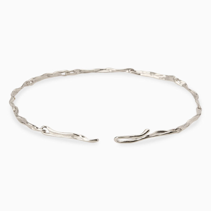 Sculpt Necklace | Silver