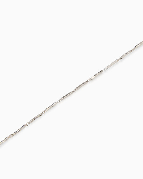 Delicate Hammered Bracelet | Silver