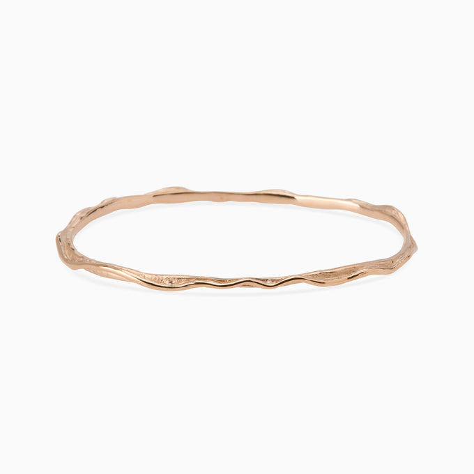 Sculpt Bangle | Rose Gold