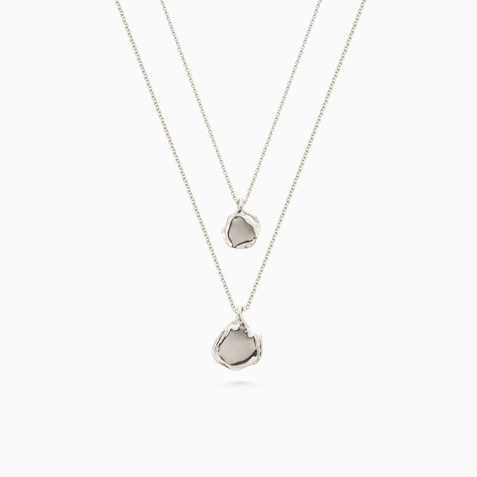 Custom Engraved Wave Pendant | Silver