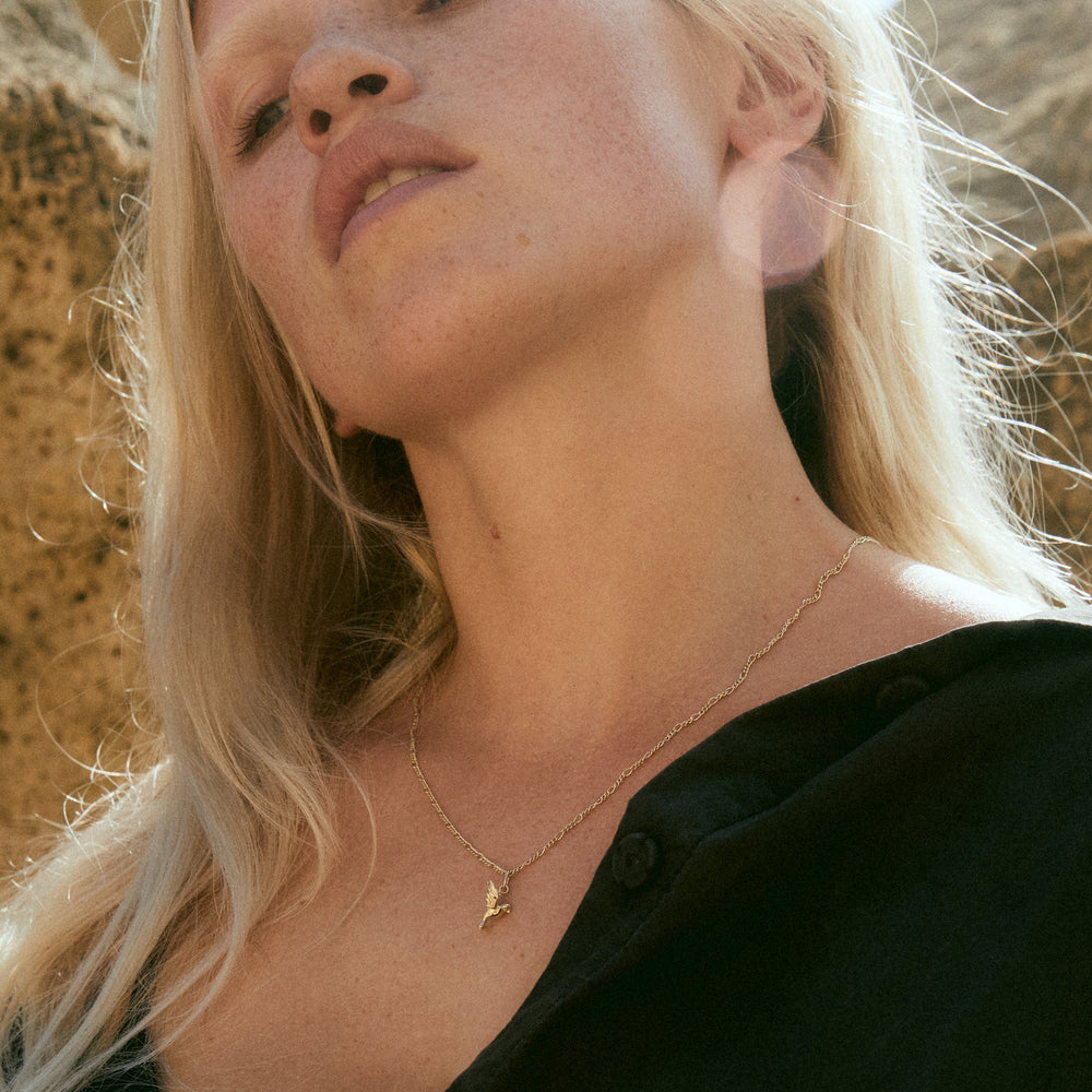 Bluebird Pendant | Yellow Gold