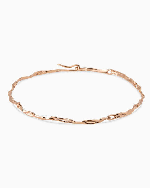 Sculpt Necklace | Rose Gold