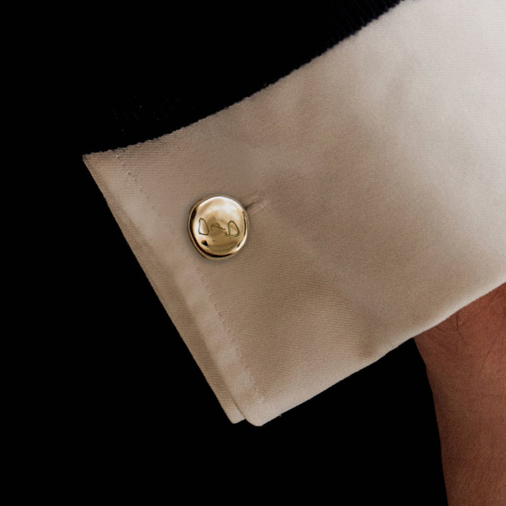 Signature Custom Cufflinks | Solid Yellow Gold