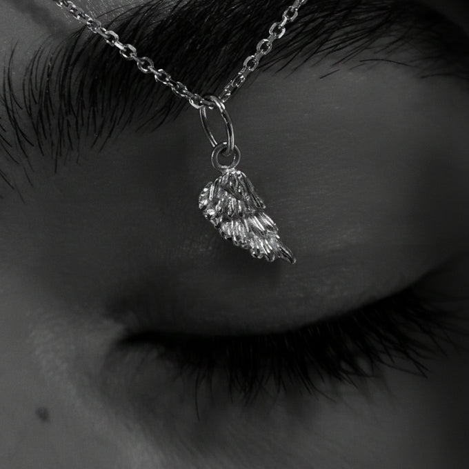 Angel Wing Charm | Rose Gold