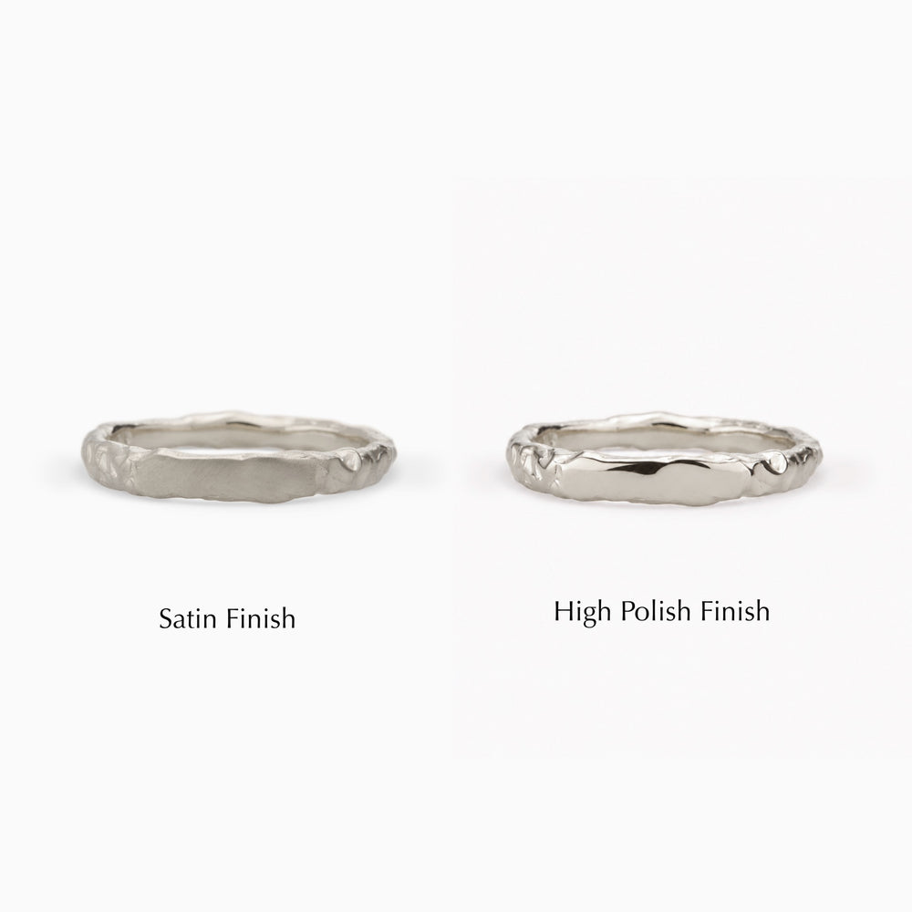 Custom Kindred Ring (Stones & Engraving) | White Gold