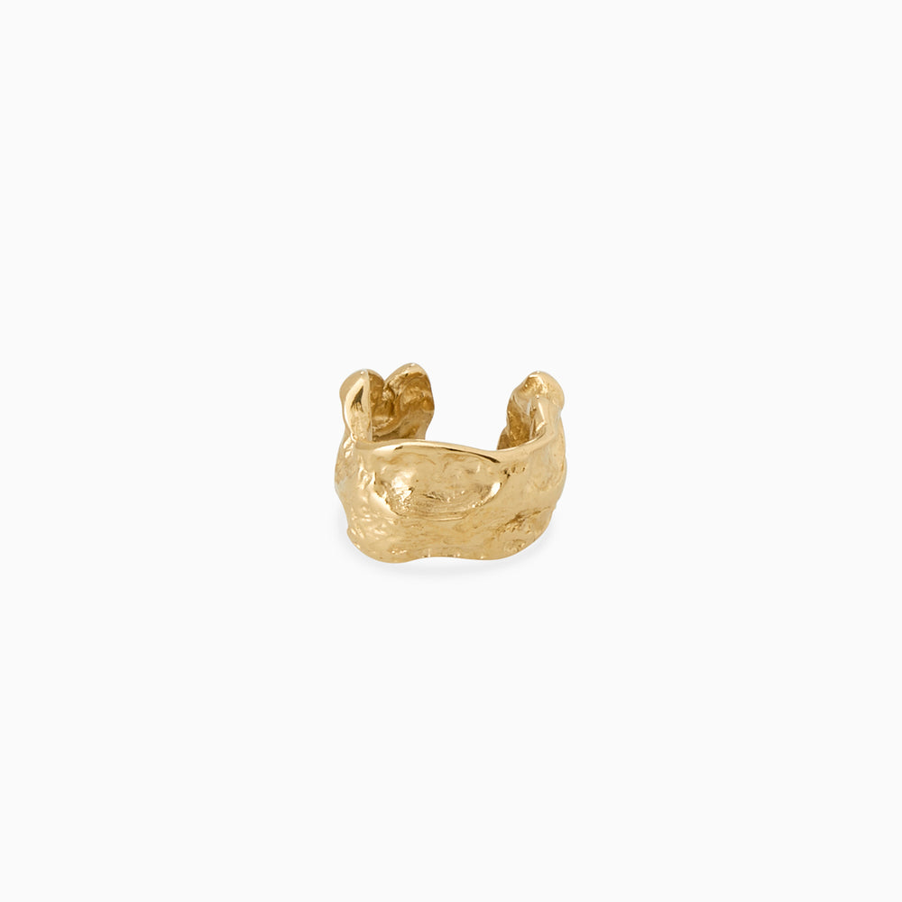 Linen Ear Cuff | Gold | Ready To Ship