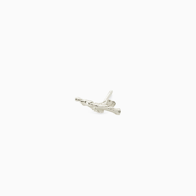 Linen Ear Pin 4.0 | Silver