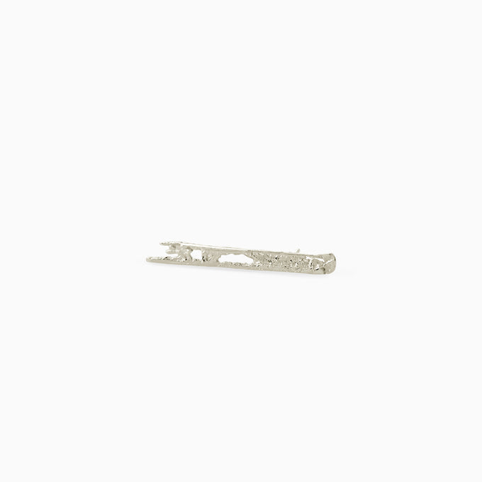 Linen Ear Pin 1.0 | Silver