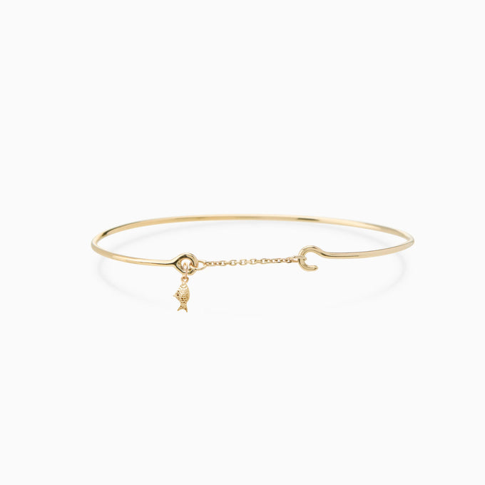 Pendant Weave Bracelet | Solid Gold