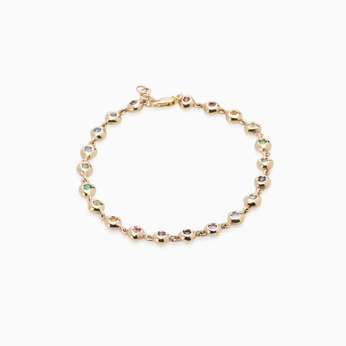 Collective Stone Bracelet | Yellow Gold