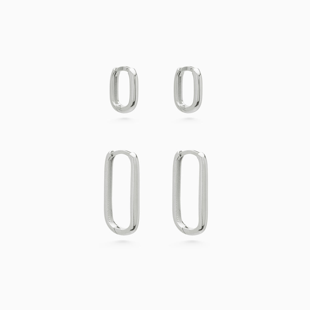 Olio Earring | Silver