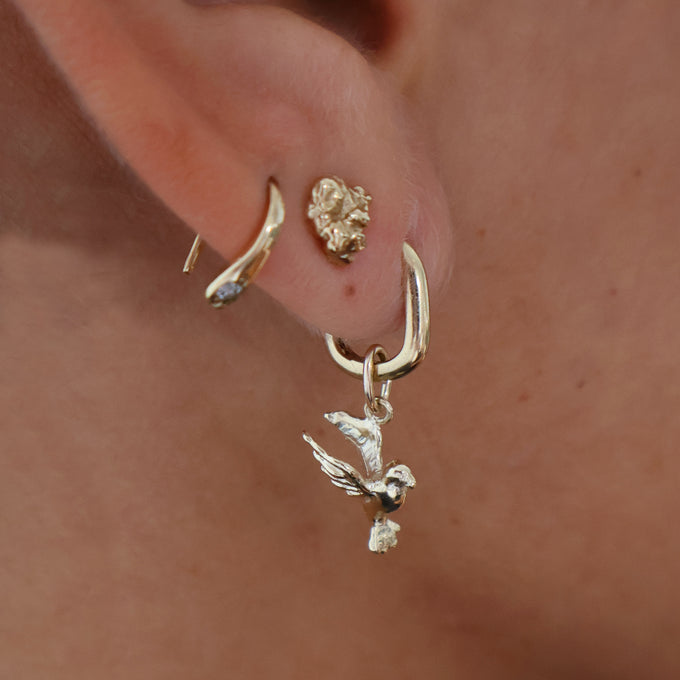 Bluebird Pendant | Yellow Gold