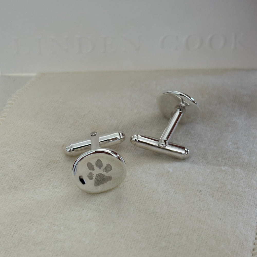 Signature Custom Cufflinks | Silver