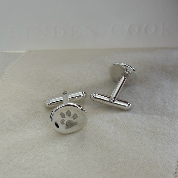 Signature Custom Cufflinks | Silver
