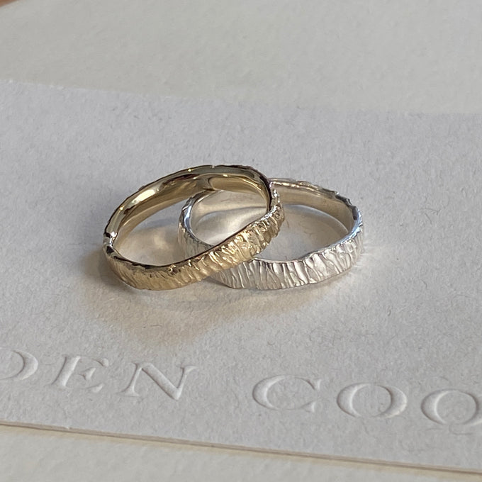 Narrow Ember Ring | Solid Yellow Gold