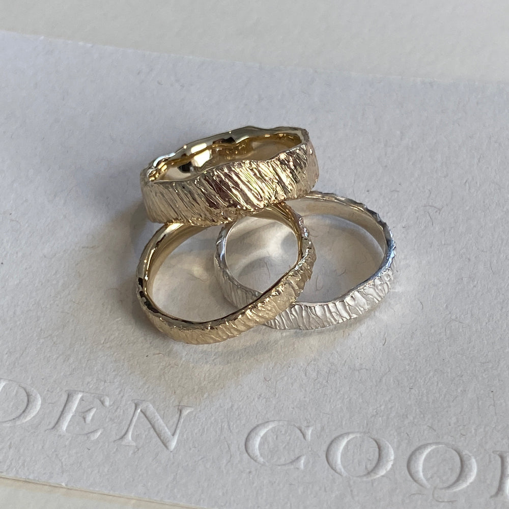 Narrow Ember Ring | Solid Yellow Gold