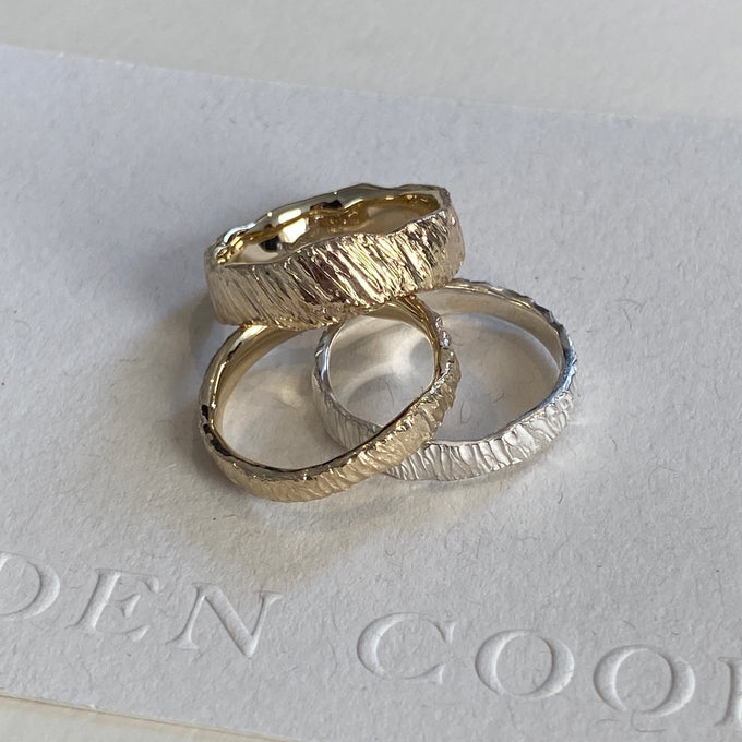 Narrow Ember Ring | Solid Yellow Gold