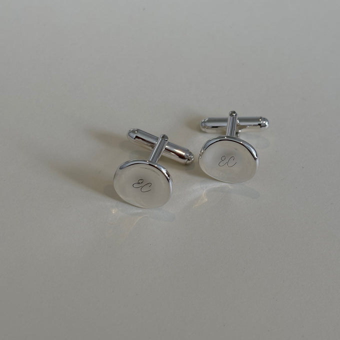 Signature Custom Cufflinks | Silver