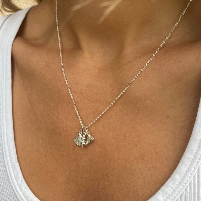 Cheese Pendant | Silver