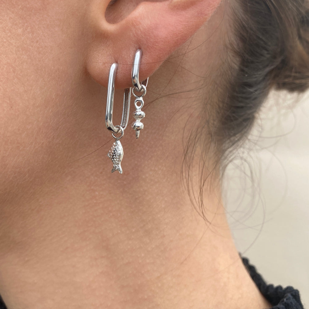 Fish Earring | Silver