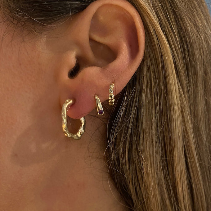 Lira Hoops | Yellow Gold
