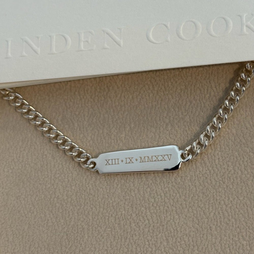 Anvil Tag Custom Necklace | Silver