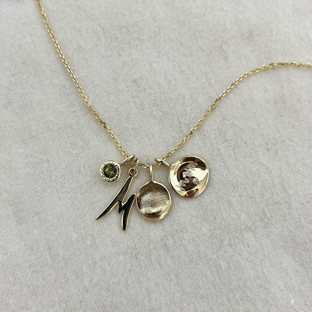 Birthstone Pendant | Gold