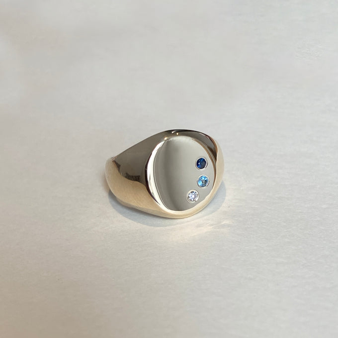 Signet Stone Ring | Yellow Gold