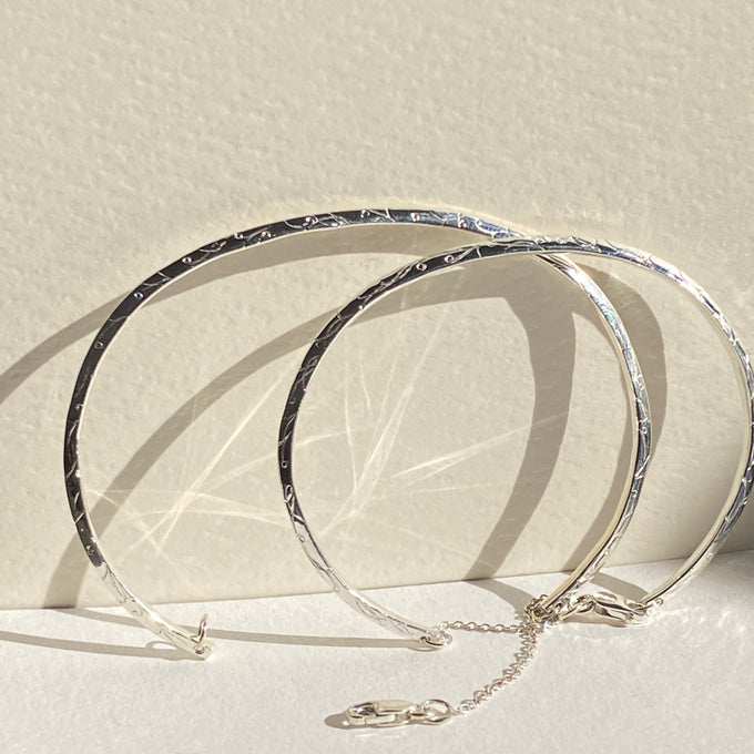 Birthflower Cuff | Silver