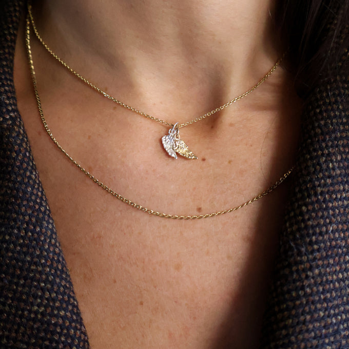 Angel Wing Charm | Silver