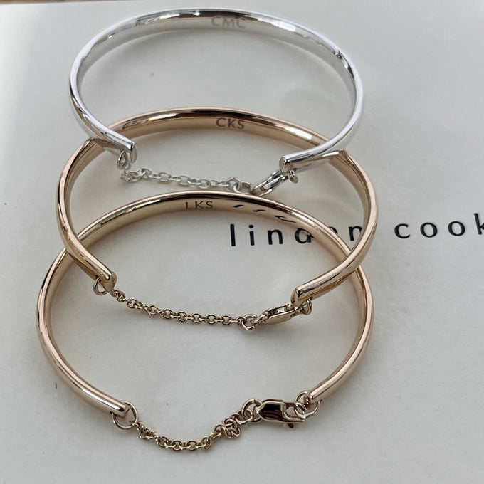 Baby Bangle | Solid Gold