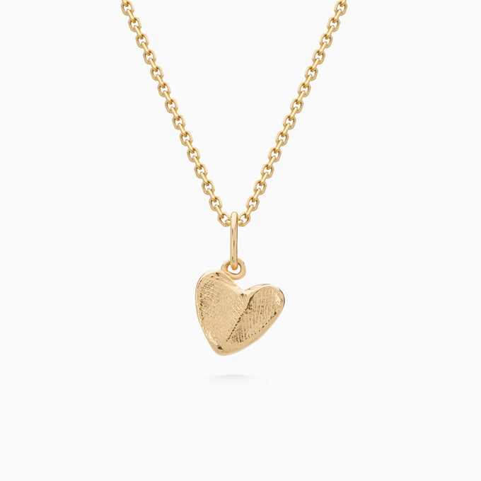 Impression™ Heart Pendant | Yellow Gold