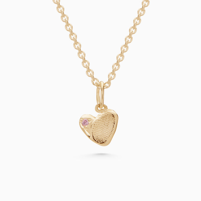 Impression™ Heart Pendant | Yellow Gold