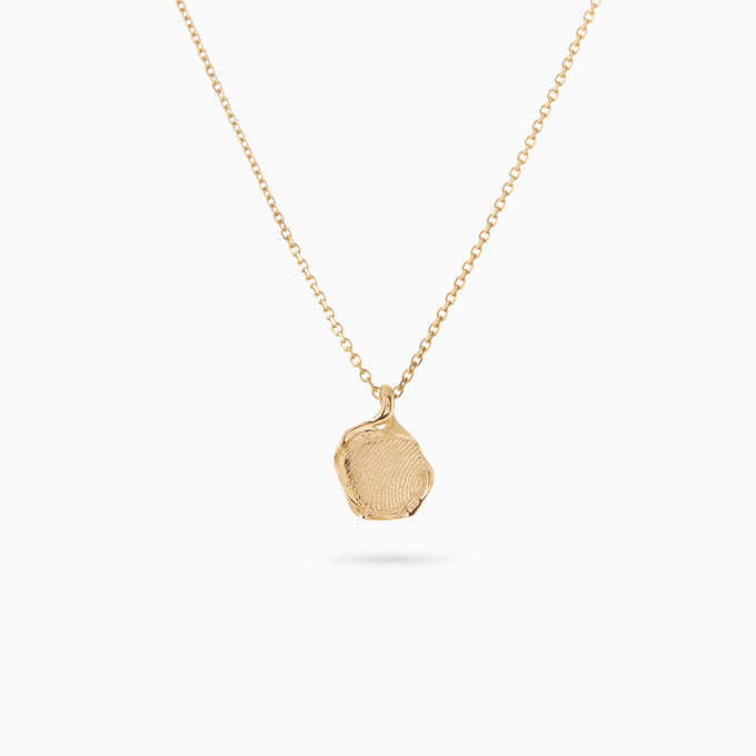 Impression™ Wave Pendant | Yellow Gold