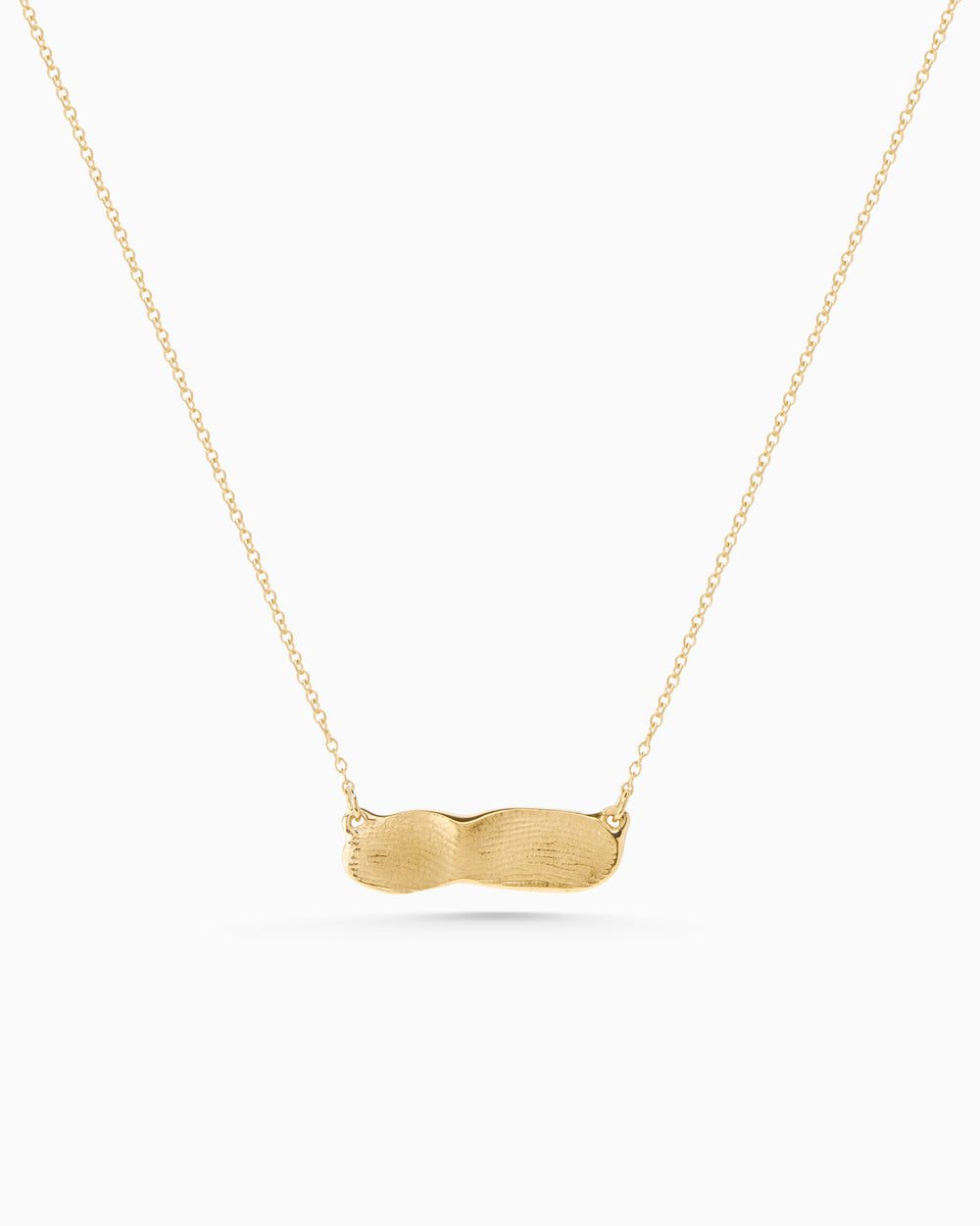 Impression Bar Necklace | Yellow Gold