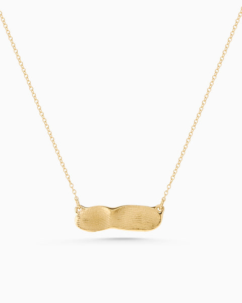 Impression Bar Necklace | Yellow Gold