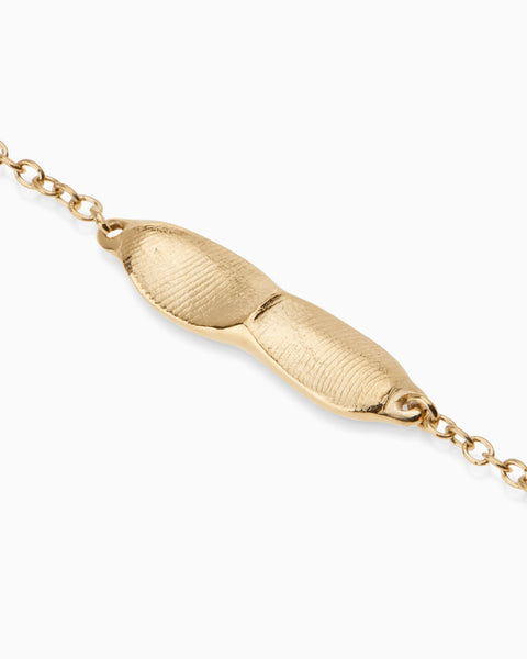 Impression Bar Bracelet | Yellow Gold