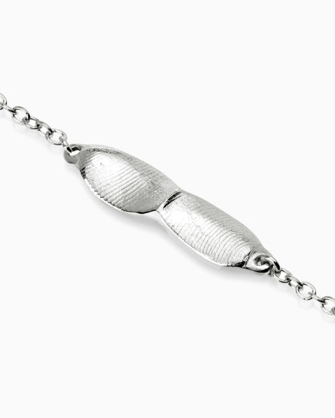 Impression™ Bar Bracelet | White Gold