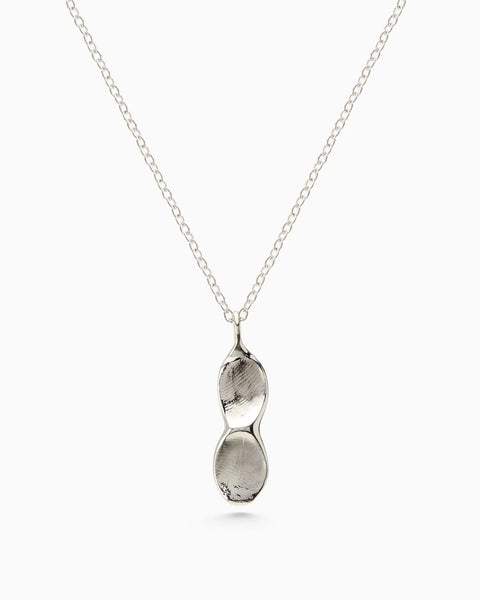 Impression™ Bar Necklace | White Gold