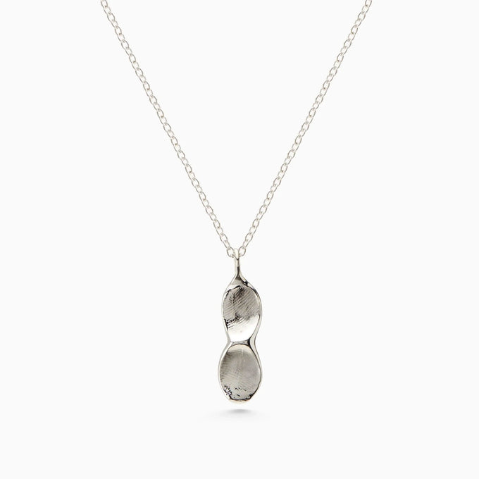 Impression™ Bar Necklace | White Gold