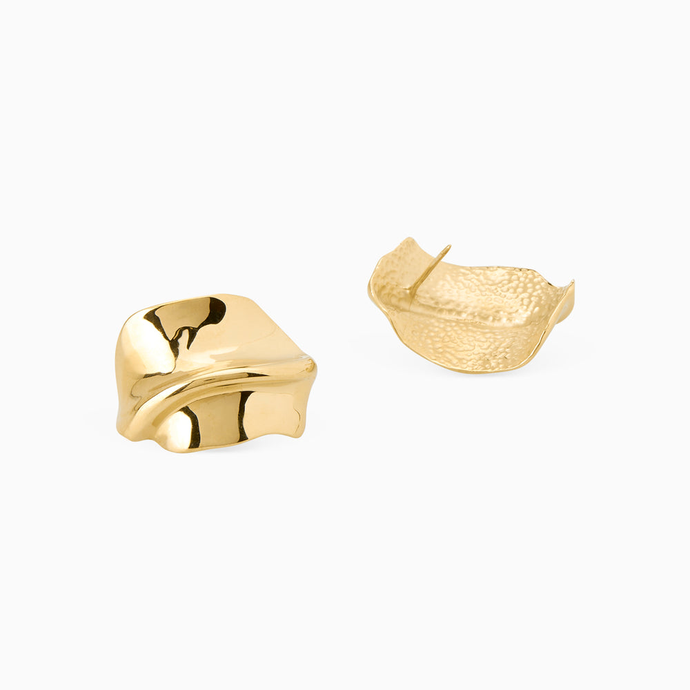 Flow Earrings | Gold