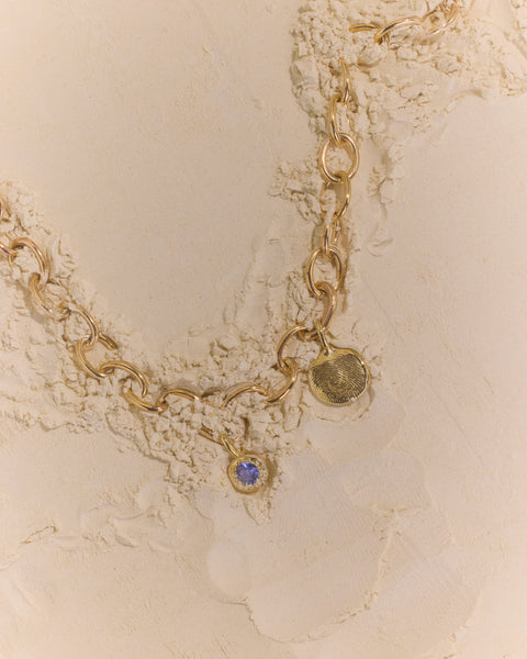 Hinge Link Charm Necklace | Gold – Linden Cook Jewellery