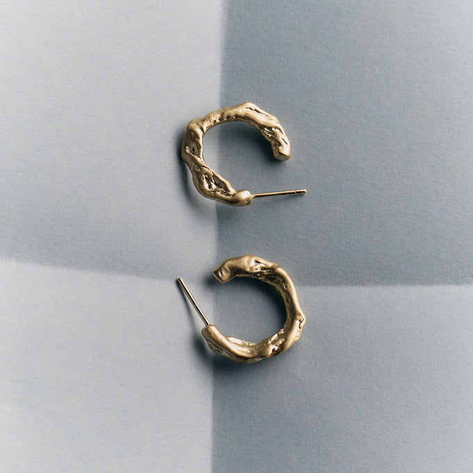 Lira Hoops | Yellow Gold