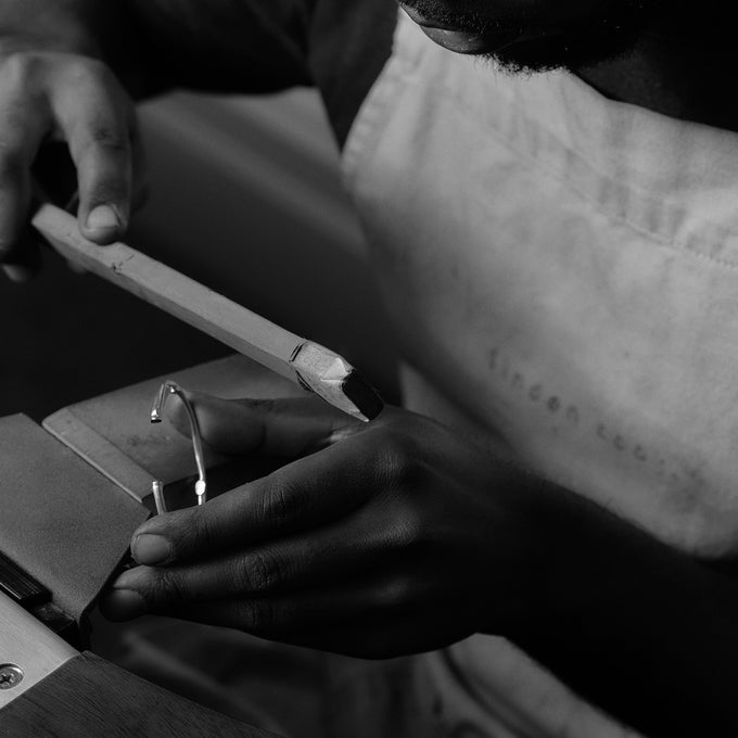 Collective Stone Cuff Bracelet | Silver